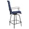 Flash Furniture 2PK Outdoor Stool - 30 inch Patio Bar Stool, Navy 2-ET-SWVLPTO-30-NV-GG - alternate 5
